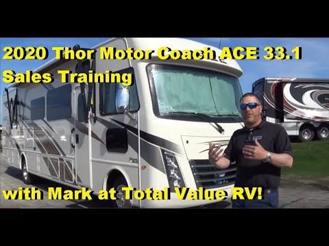 2020 Thor Ace 33 1 Sales Training With Mark At Total Value Rv