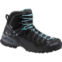 Salewa Damen Trekkingschuhe Alp Trainer Mid Gtx, Größe 38 ½ in Black Out/Agata, Größe 38 ½ in Black
