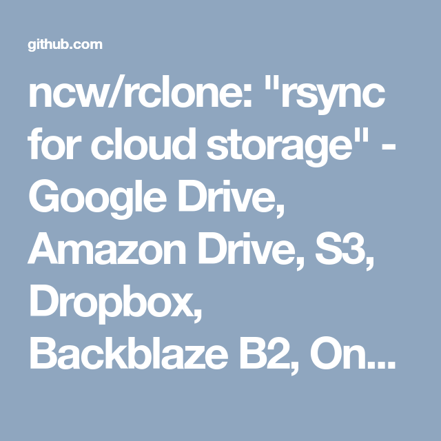 Backblaze github Backblaze github