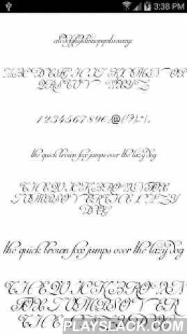 pin on playslack com script fonts for android