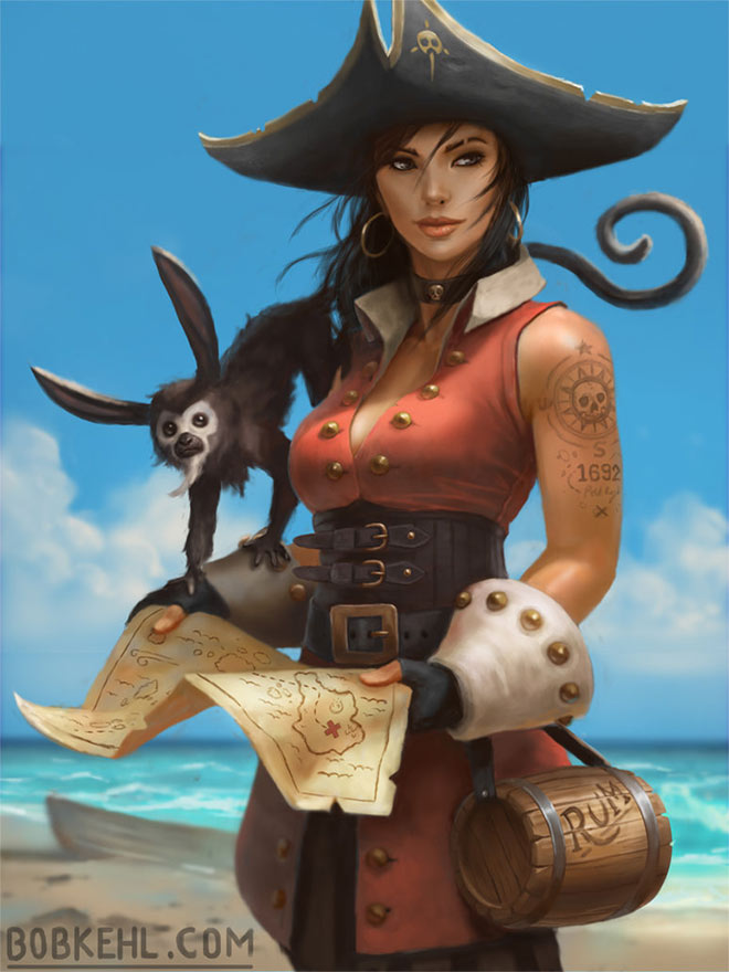 45 Pirate Character Designs In A Diverse Range Of Styles Character 