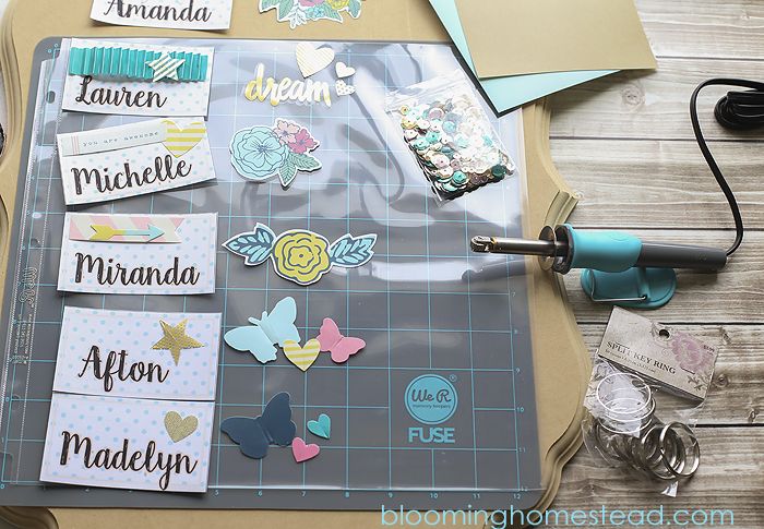 DIY Backpack Tags with video tutorial