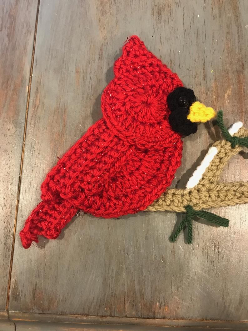 Crochet Pattern INSTANT PDF DOWNLOAD Cardinal Crochet | Etsy Crochet
