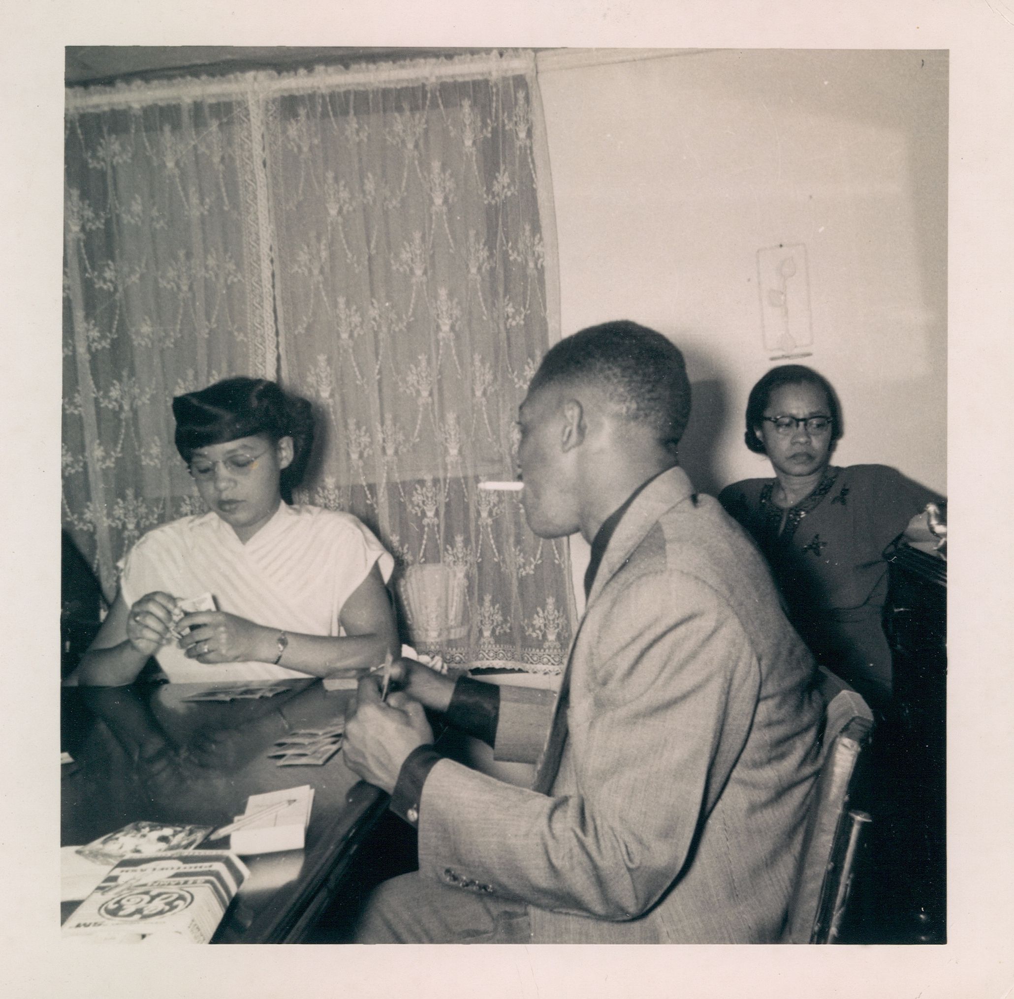 Young Couples In African American Neighborhoods In The 1950s Gathered young-couples-in-african-american-neighborhoods-in-the-1950s-gathered