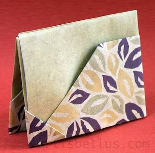Father's Day: Origami Card Holder | Origami - Artis Bellus | Origami