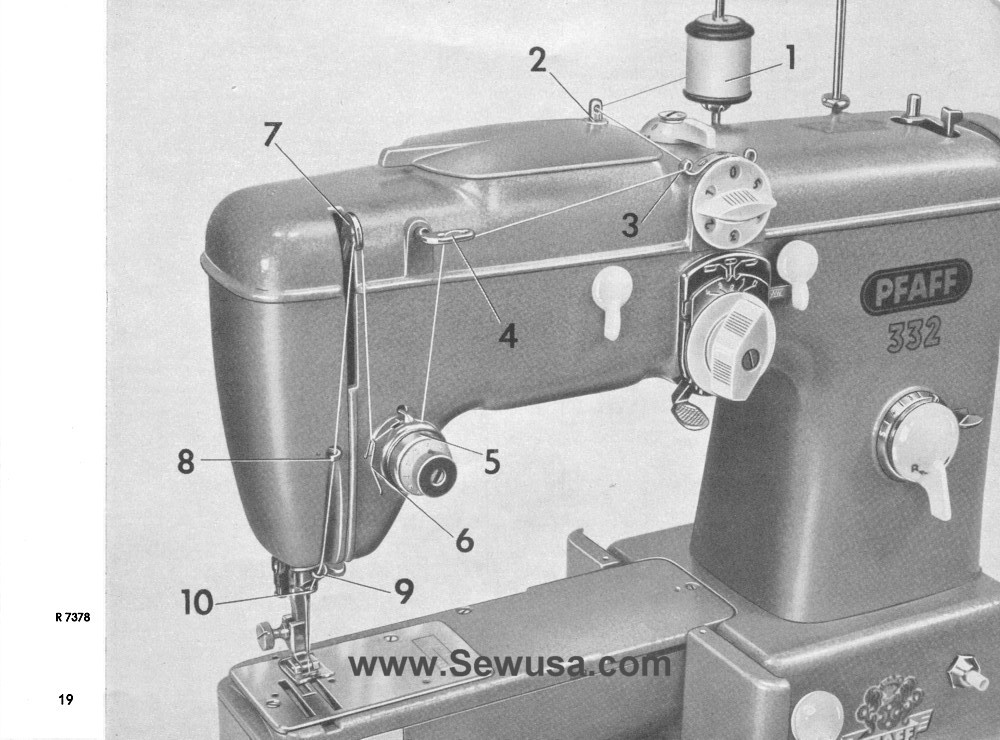 MI Vintage Sewing Machines: Pfaff 332 (1957)