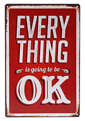 Tin Sign Sayings YOU AND ME letter cards Metal Plate 8X12