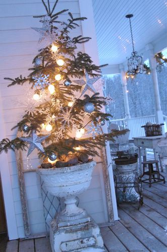 Decorating Front Porch Urns For Christmas Entrancing Elevate Your Christmas Tree To New Heights Using A Pedestal Design Inspiration Decorating Front Porch Urns For Christmas Brilliant Elevate Your Christmas Tree To New Heights Using A Pedestal Design Decoration