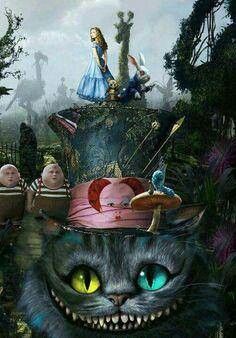 Alice In The Wonderland Tim Burton Wallpapers Wallpaper Cave
