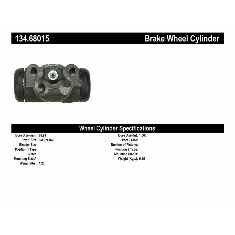 Centric Parts 134.44703 Drum Brake Wheel Cylinder