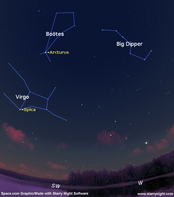 virgo constellation skychart virgo constellation skychart