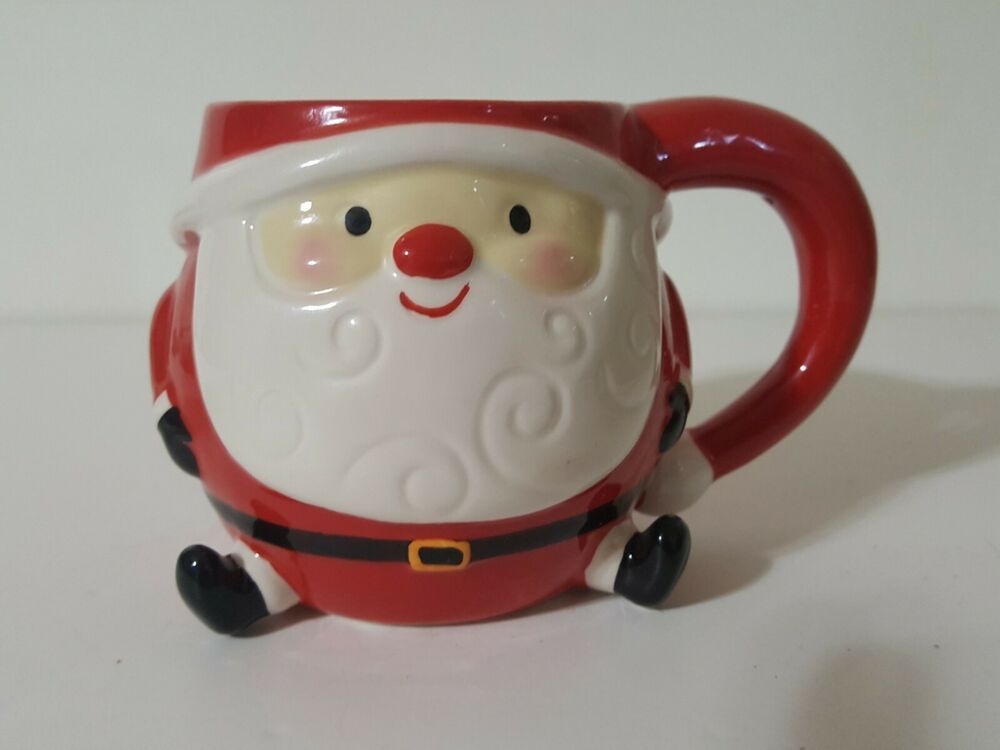 Boston Warehouse Jolly Santa Claus With Legs 3d Coffee Mug Cup Ebay Unicorn Coffee Mug Collectable Cups Mugs