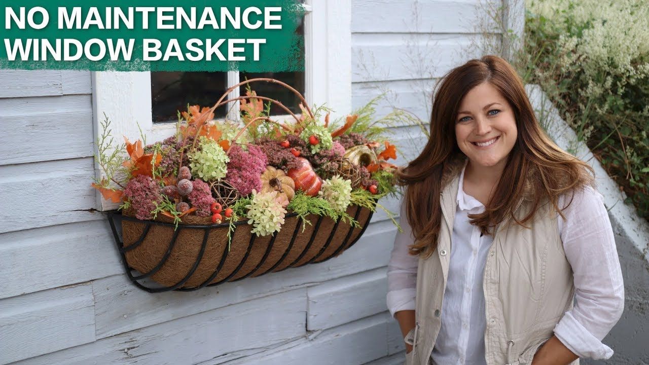 No Maintenance Window Basket Garden Answer Youtube With