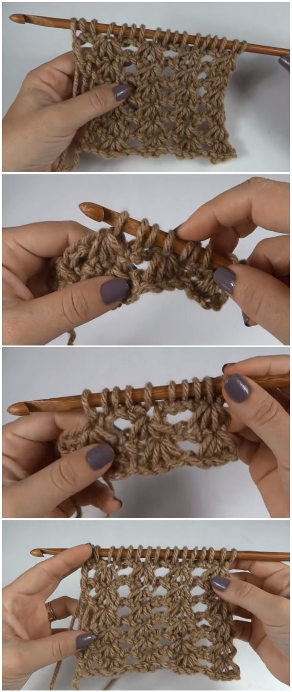 Learn To Crochet Tunisian Lace #tunisiancrochet