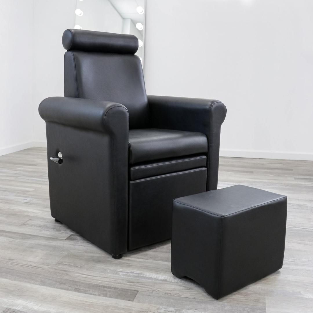 Independence Spa Pedicure Chair from Keller International. Portable pedicure spa tub. Versatile with recline for brow waxing & eyelash extensions. Shop now! Pedicure Tub, Spa Pedicure Chairs, Pedicure Chairs For Sale, Nail Salon Chairs, Arm Rest Table, Nail Equipment, Shampoo Chair, Facial Waxing, Brow Wax