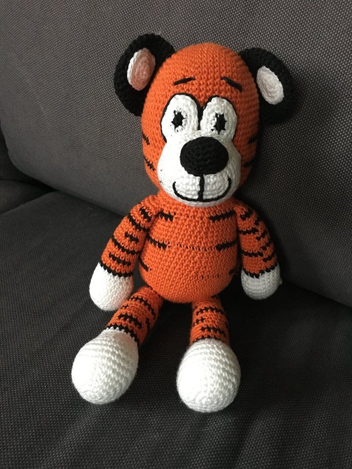 Tiger Amigurumi Animal pattern by Viktorija Dineikiene | Knitted