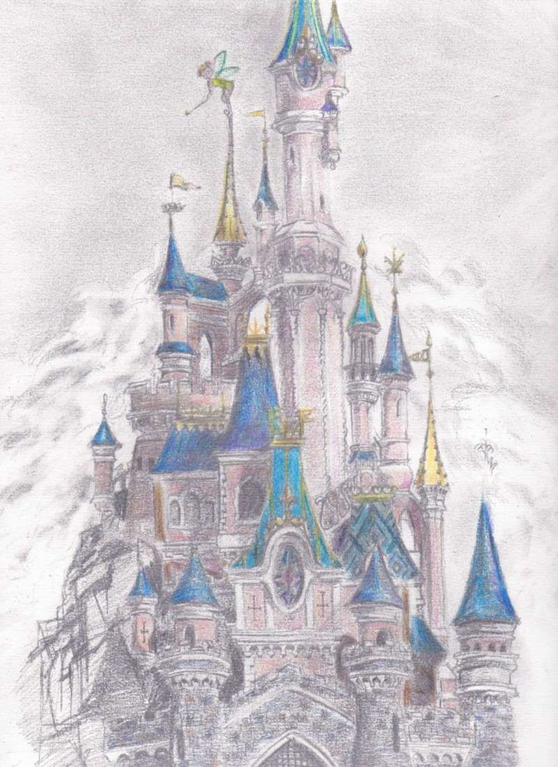 dessin au crayon de papier disney