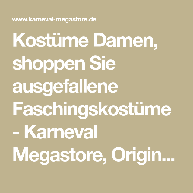 Kostüme Damen, shoppen Sie ausgefallene Faschingskostüme - Karneval Megastore - seite 40 - Kostüm