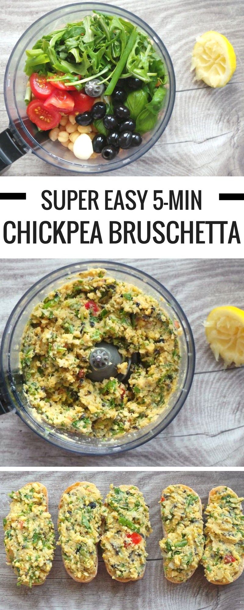 Bruschetta With Mashed Chickpeas Bruschetta With Mashed Chickpeas