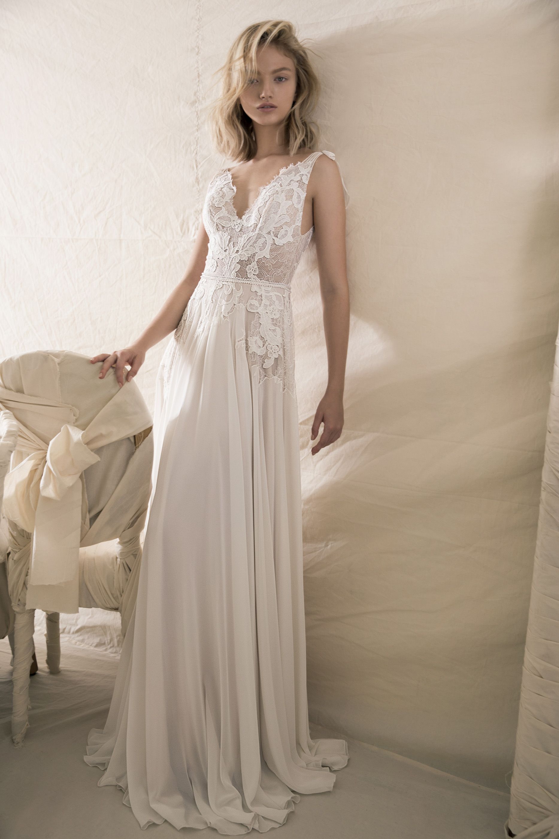 Q7a2072 Đám Cưới Pinterest Elopements Couture Bridal And Our Jaw The Floor When Lihi Hod S Fall 2018 Collection Fell On Laps If You Didn T Think Were A Lace Wedding Dress Type Of Bride Again