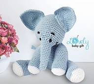 Amigurumi Elephant pattern by Viktorija Dineikiene #crochetelephantpattern Ravelry: Pattern Search #crochetelephantpattern