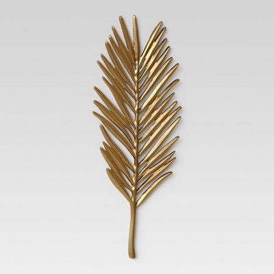 Leaf Wall Decor Light Gold - Opalhouse Leaf Wall Decor Light Gold - Opalhouse