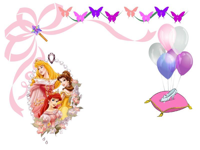 backrounds for invitions princess birthday party invitation