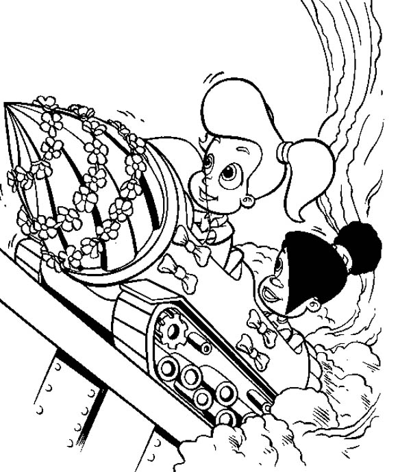 Pin on Jimmy Neutron Coloring Pages
