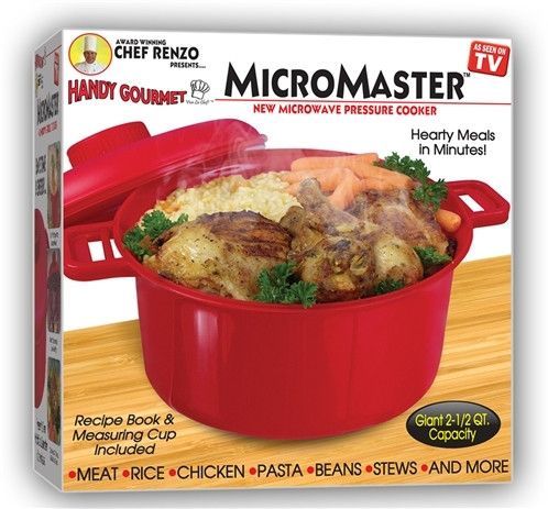 As Seen On Tv Red Micromaster Pressure Cooker Case Of 12 Een As Seen On Tv Red Micromaster Pressure Cooker Case Of 12