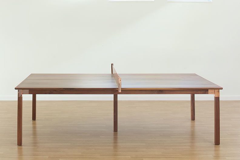 Walnut Dining Table That Can Transform To The Prettiest Ping Pong Walnut Dining Table That Can Transform To The Prettiest Ping Pong Ever Board By Design