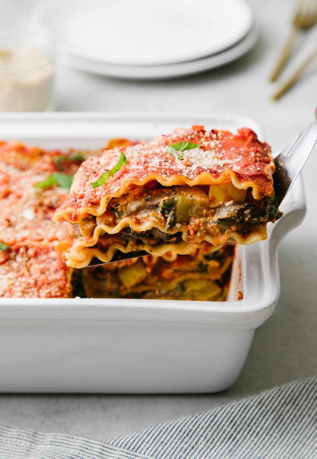 The Ultimate Vegetable Vegan Lasagna The Simple Veganista In 2020 Vegan Lasagna Recipe Easy Lasagna Recipe Vegetable Lasagna Recipes
