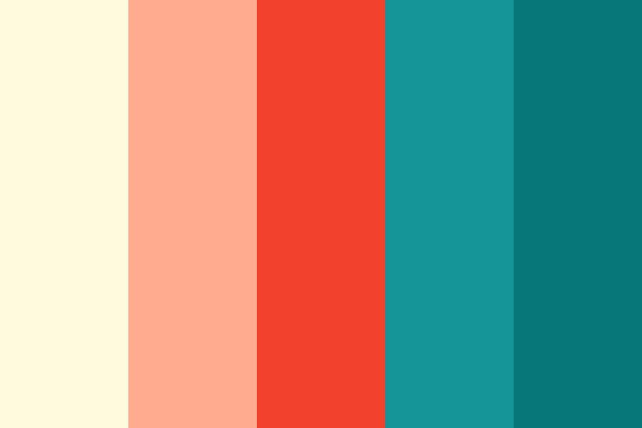 Peach Beach Color Palette color colorschemes colorpallete Beach