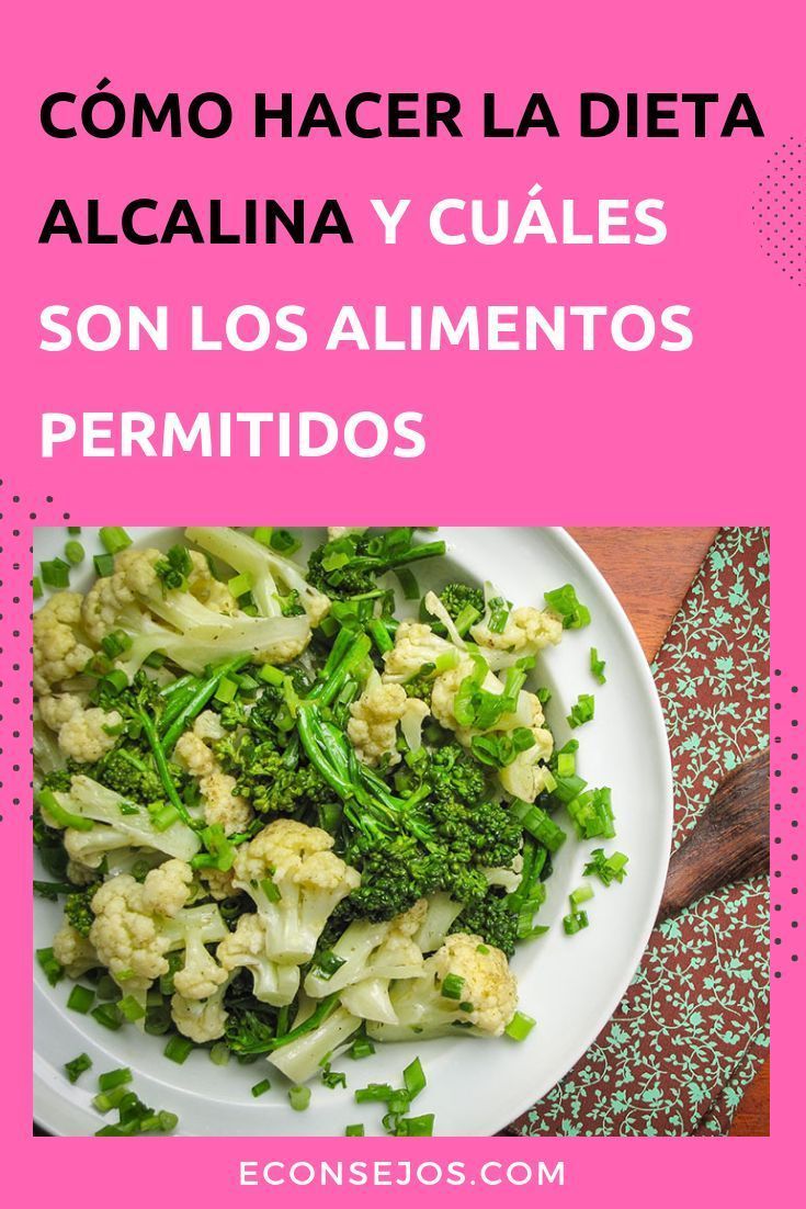 Alimentos permitidos na dieta alcalina