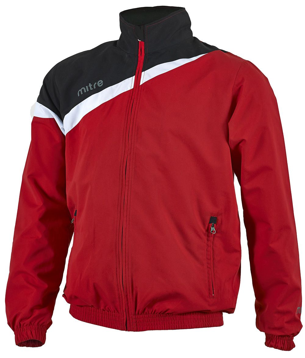 New teamwear! Mitre Primero Rain Jacket (ScarletBlackWhite New teamwear! Mitre Primero Rain Jacket (ScarletBlackWhite