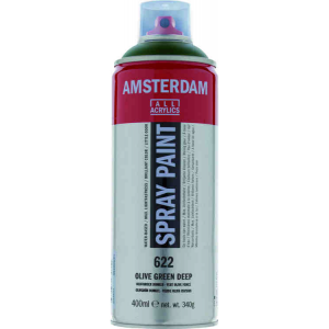 Talens Amsterdam Akrilik Sprey Boya 622 Olive Green Deep 400 Ml Talens Amsterdam Akrilik Sprey Boyalar 45 Adet Farkli Renklerde Akrilikler Sanat Ve Renkl