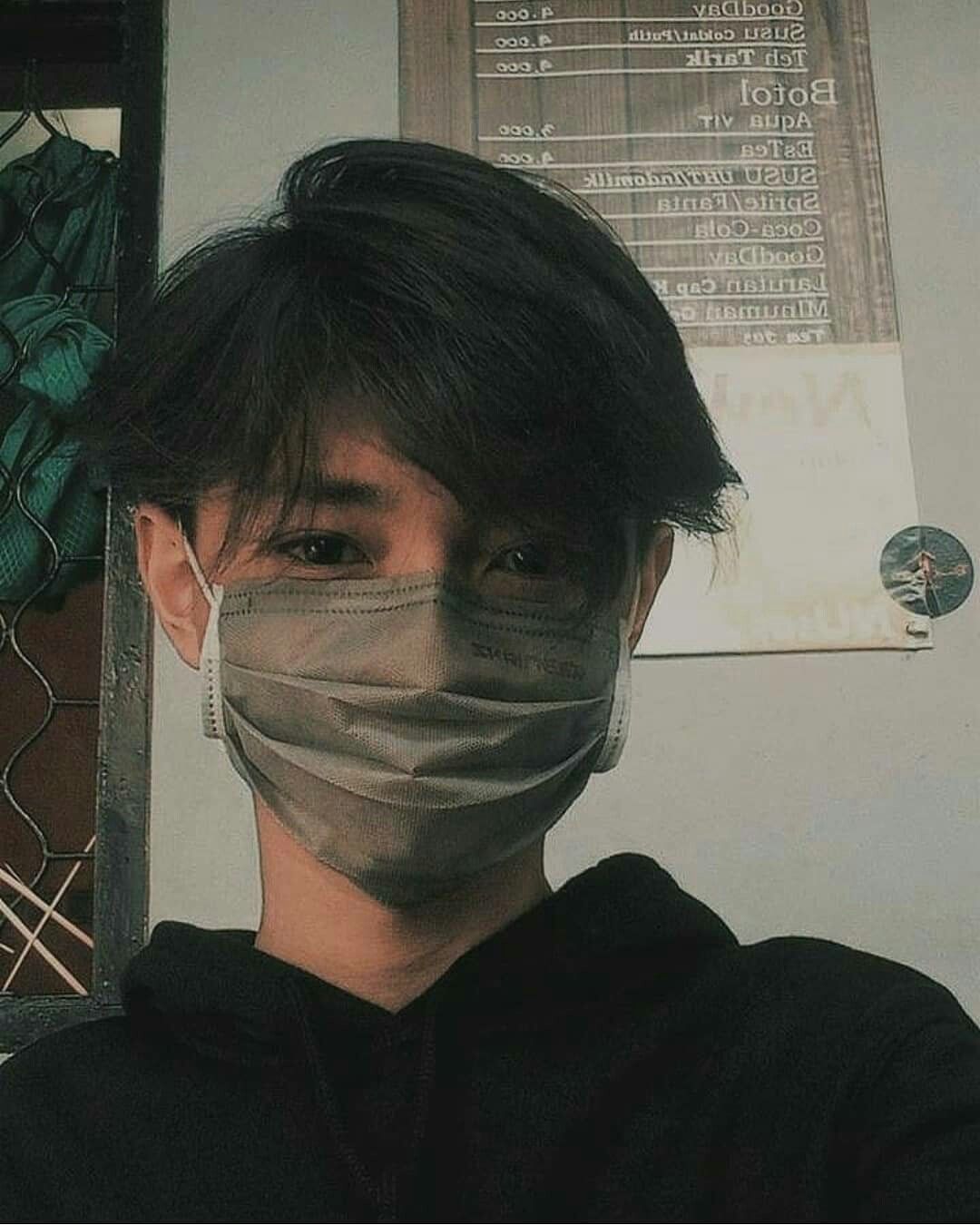 Cogan Pakai Masker 😉 | Handsome Boy Photo, Cute Boy Pic, Cute Boy Photo