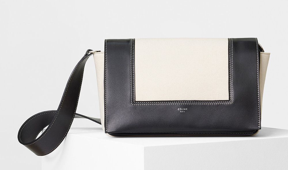Celine Medium Frame Shoulder Bag Black White 2250 Mode Und Style Celine Medium Frame Shoulder Bag Black White 2250