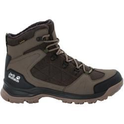 Jack Wolfskin Wasserdichte Winterschuhe Männer Cold Terrain Texapore Mid Men 47,5 braun Jack Wolfski