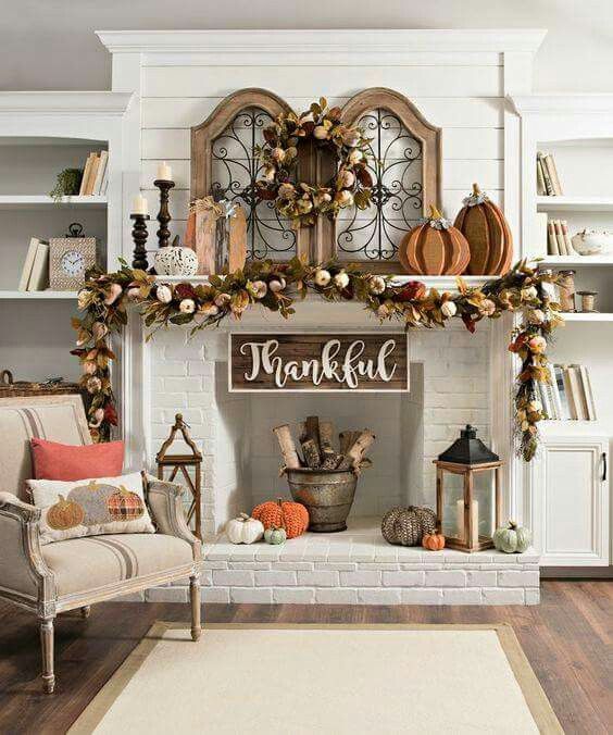 Vintage French Soul Fall Living Room Mantel Vintage French Soul Fall Living Room Mantel