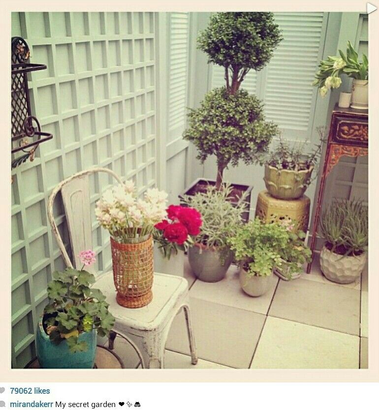 Apartment Garden Miranda Kerr Pee Living Quarters Balcony Apartment Garden Miranda Kerr