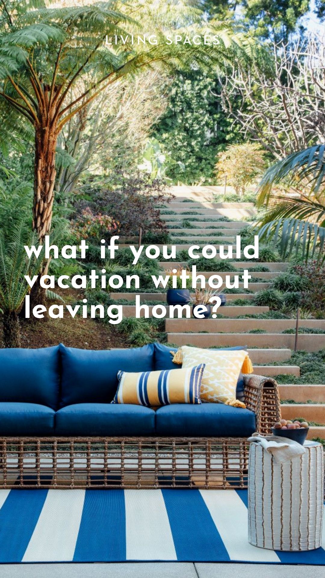 Create your staycation with outdoor furniture from Living ... Create your staycation with outdoor furniture from Living ... on Living Spaces Patio Set id=39584