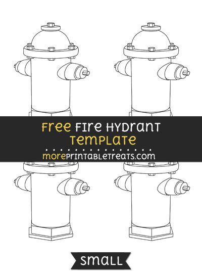 free fire hydrant template small shapes and templates printables
