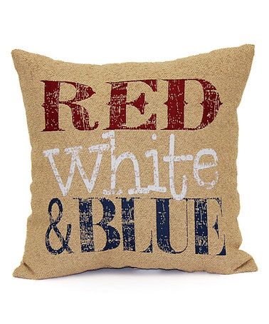 This 'Red White Blue' Throw Pillow Is Perfect Zulilyfinds Delectable Brentwood Originals Decorative Pillows And Chair Pads This 'Red White Blue' Throw Pillow Is Perfect Zulilyfinds Delectable Brentwood Originals Decorative Pillows And Chair Pads