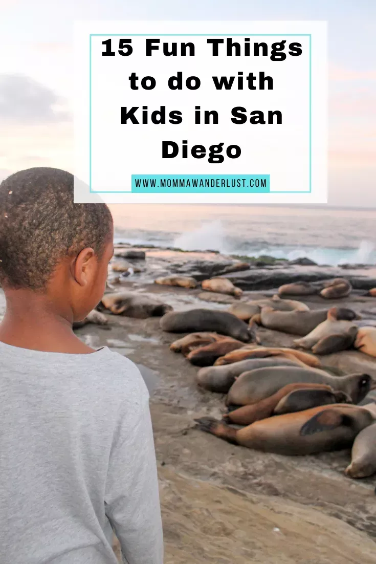 15 Fun Things To Do with Kids in San Diego featured by top US family travel blogger, Momma Wanderlust. Includes the San Diego Zoo, the Geisel Library, Old Town, Coronado Park, Carlsbad Flower fields and so much more. Travel Couple, Family Travel, Family Vacations, Spring Break Trips, Summer Break, Coronado Park, Birch Aquarium, Carlsbad Flower Fields, Old Town San Diego