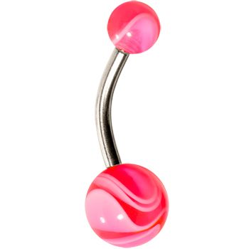 Butterfly Acrylic Top Barbell Tongue Ring Tongue Rings Tragus Piercing Jewelry Purple Butterfly