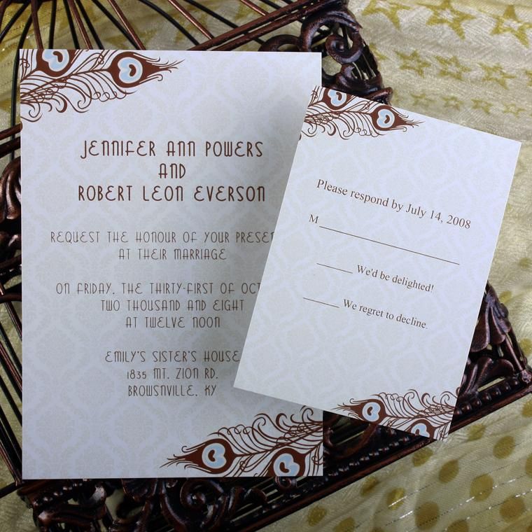 cheap peacock wedding invitations online at elegantweddinginvites