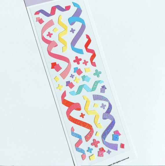 pearl confetti sticker cute stickers diary stickers notebook stickers cute stickers sticker design sticker shop