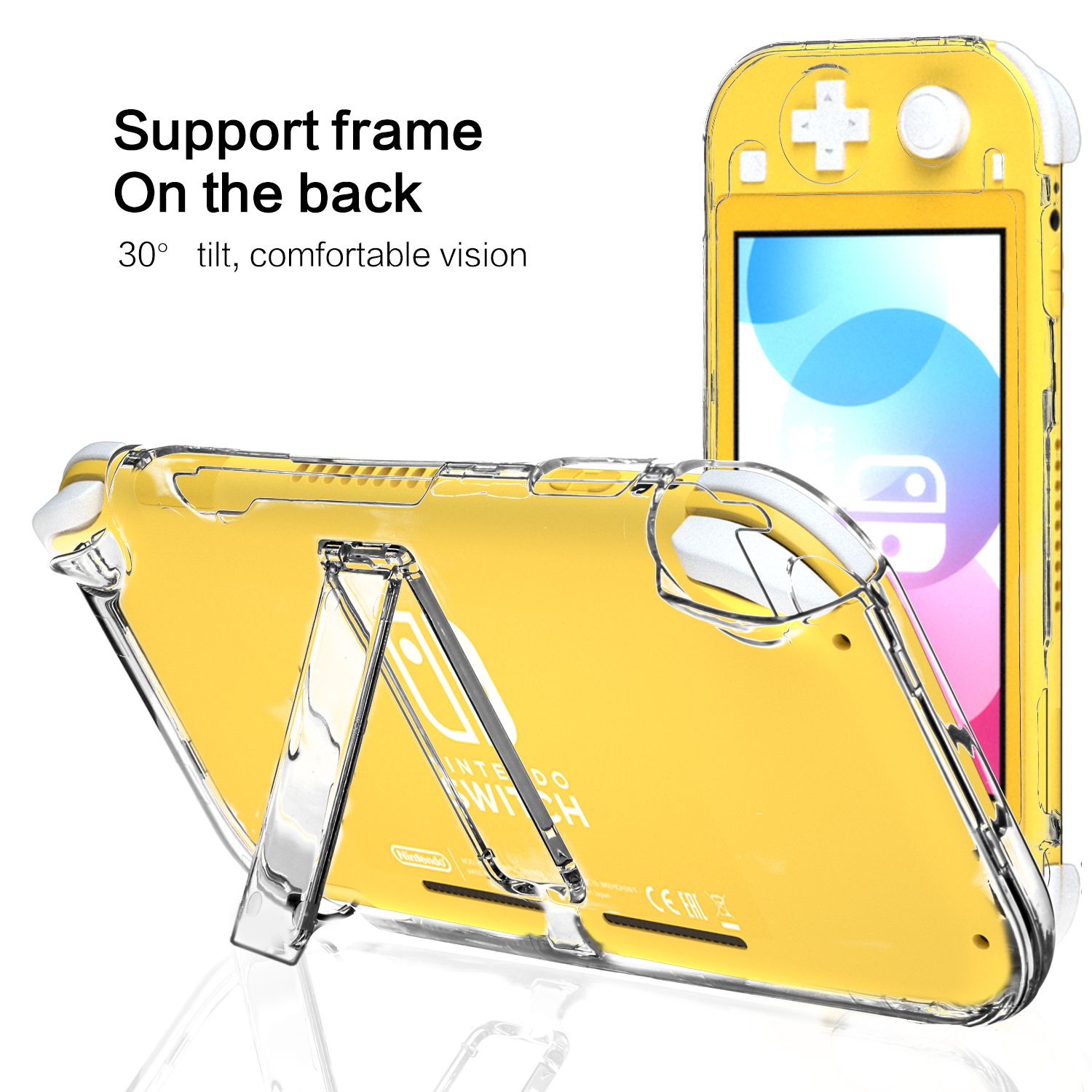 Clear Case For Nintendo Switch Lite With Kickstand Nintendo Switch Case Nintendo Switch Accessories Clear Cases Clear Case For Nintendo Switch Lite With Kickstand Nintendo Switch Case Nintendo Switch Accessories Clear Cases
