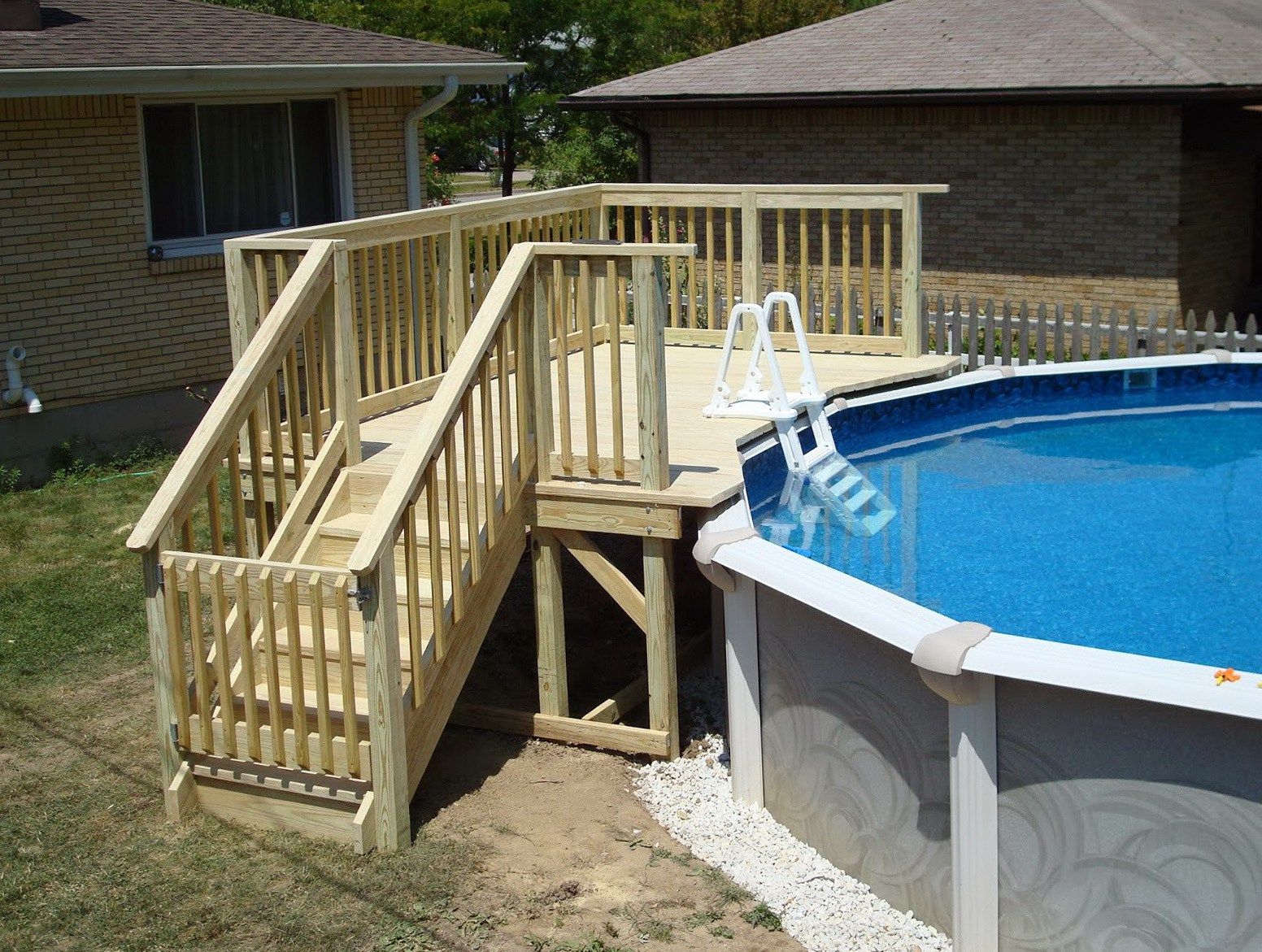 Image Result For Cool Above Ground Pool Decks Pool Deck Plans Pool 