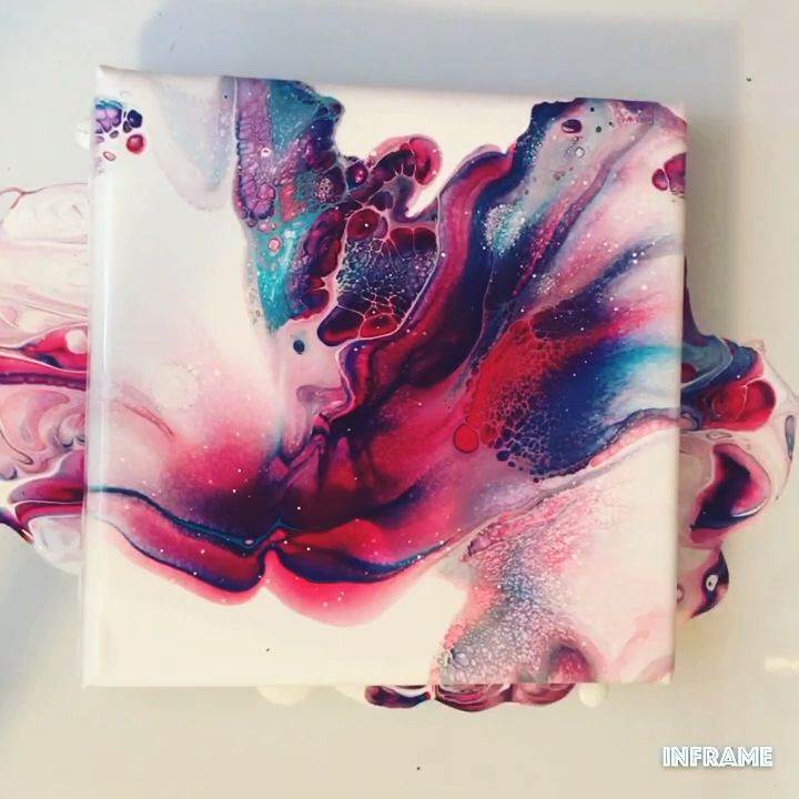 Fluid Acrylic Painting Video
